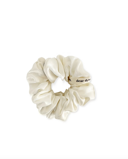 Silk Scrunchie - Ivory