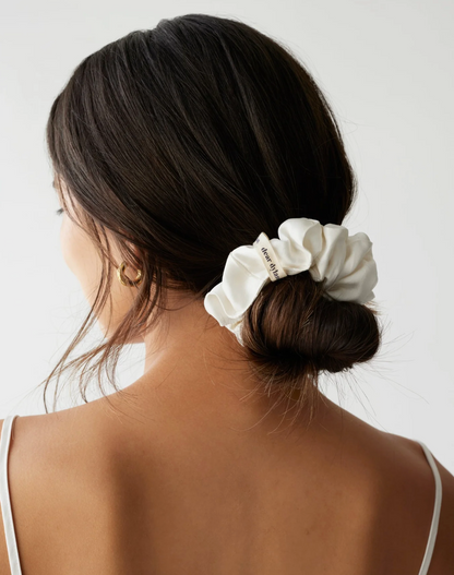 Silk Scrunchie - Ivory