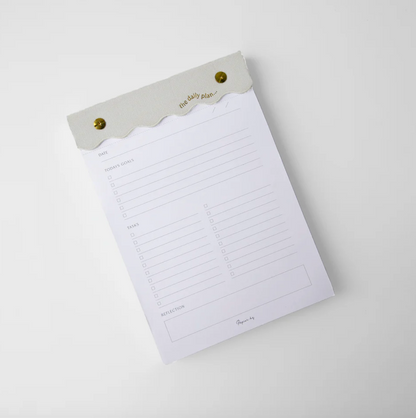 Curved Notepad - White