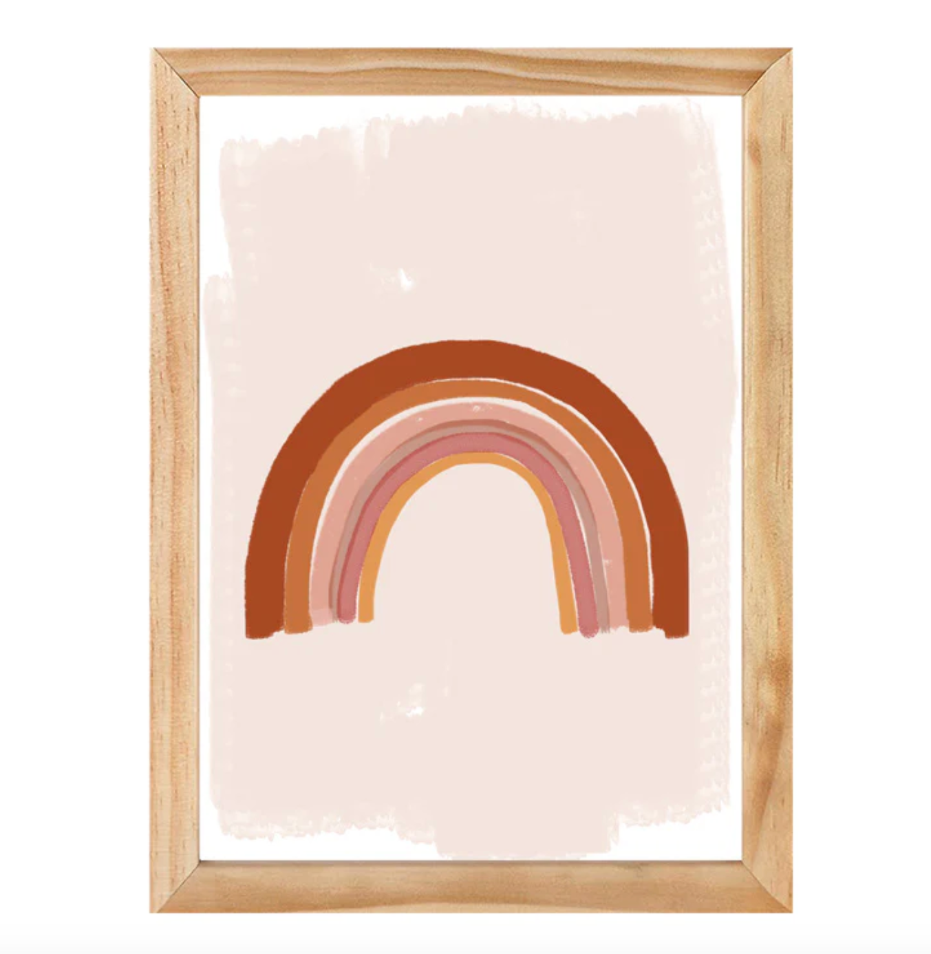 Boho Rainbow Framed Print A4