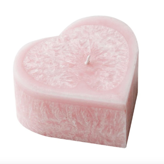 Heart Candle - Blush