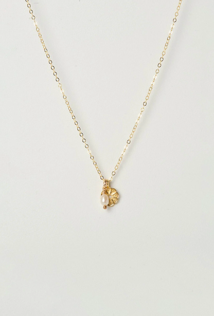 Mini Wild Necklace - Gold/Pearl