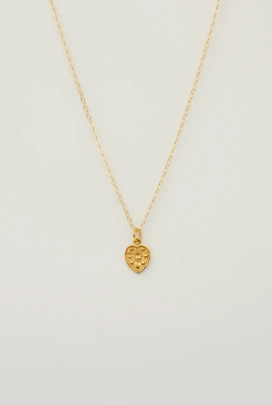 Sacred Heart Necklace - Gold