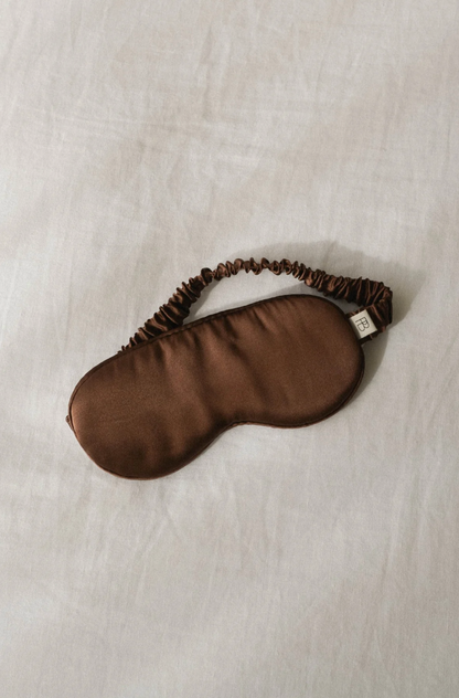 Silk Eye Mask - Cocoa