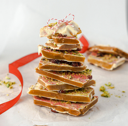 White Chocolate Pistachio & Cranberry Toffee - LIMITED EDITION