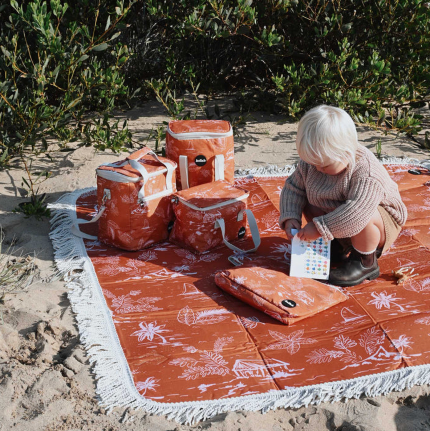 Fringed Picnic Mat - Coastal Haven