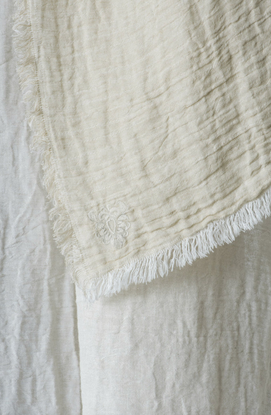 Leggera Oatmeal Linen Blanket