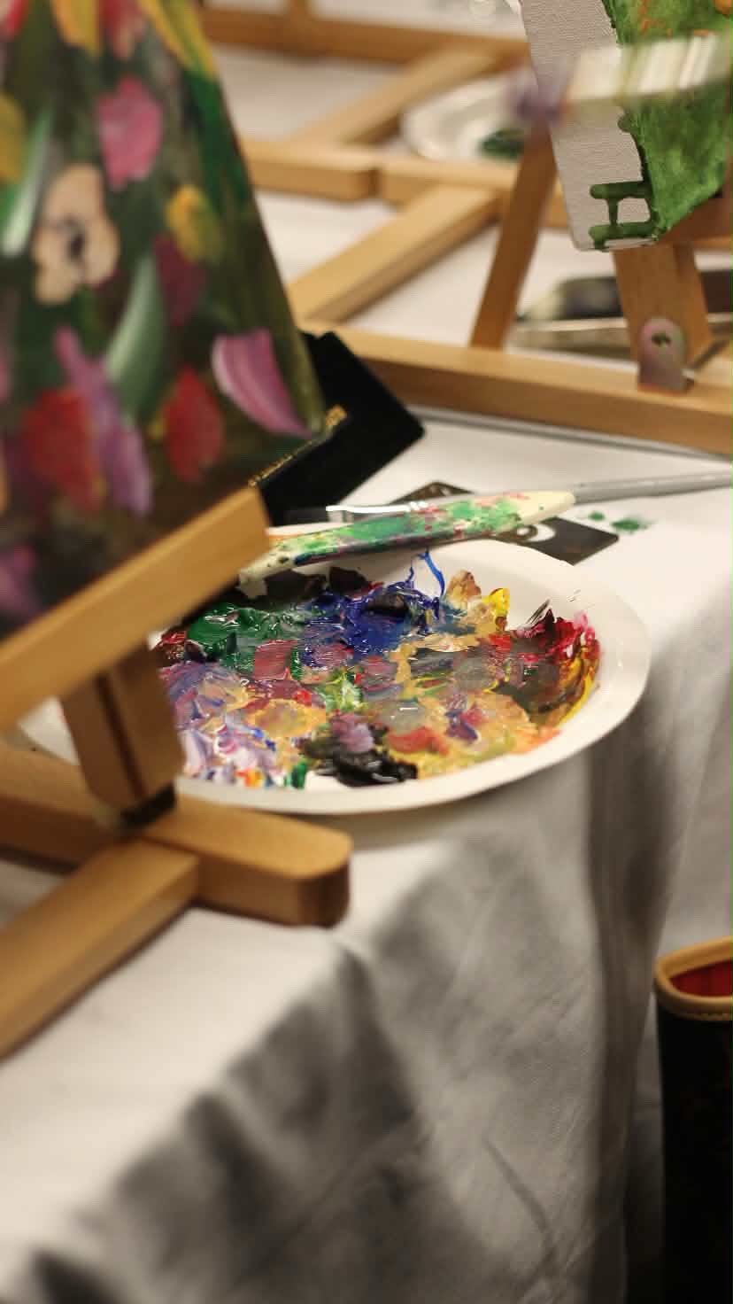 Hello Darling X Michelle Neale Canvas Floral Painting Workshop