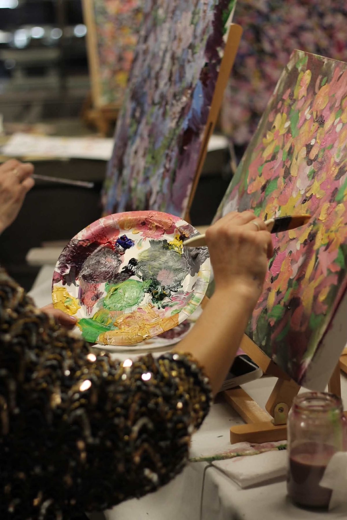 Hello Darling X Michelle Neale Canvas Floral Painting Workshop