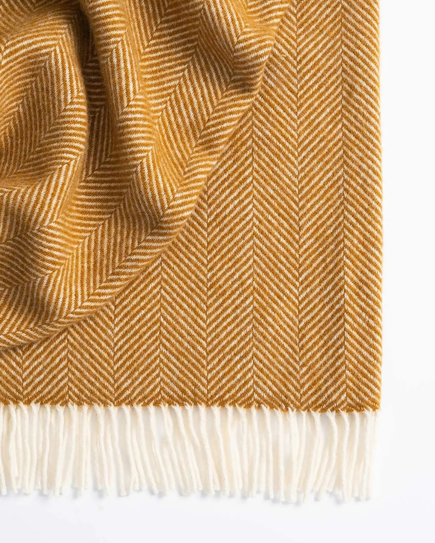 Magnus Wool Herringbone Throw