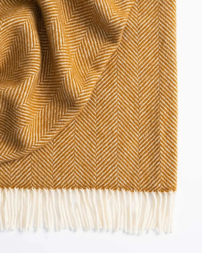 Magnus Wool Herringbone Throw