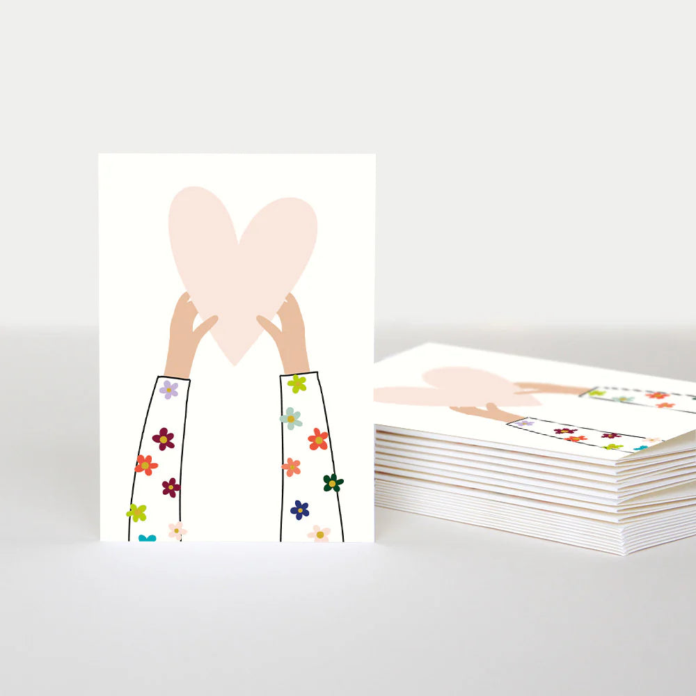 Heart & Hands Blank Notecards Pack of 10