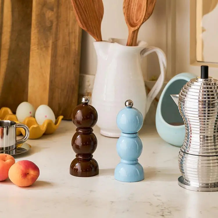 Mini Bobbin Salt or Pepper Grinder - Chocolate