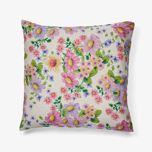 Buttercup Multi Linen Pillowcase - Euro Set