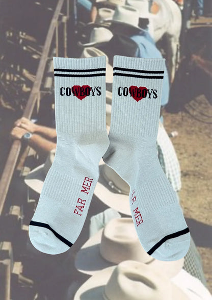 FAR MER - Love Cowboys Boot Socks