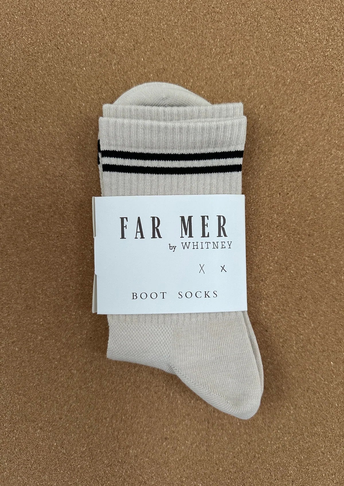 FAR MER - Love Cowboys Boot Socks