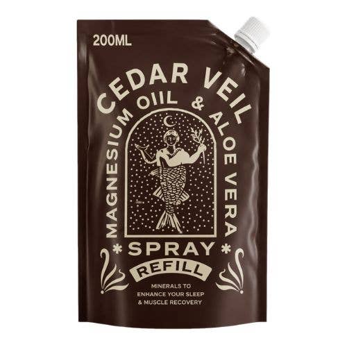 SISUU Magnesium Oil Cedar Veil Spray Refill