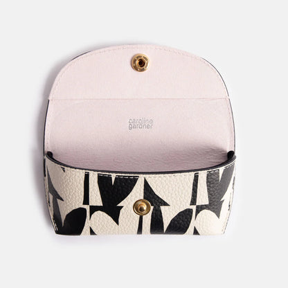 Glasses Case - Black and White Heart