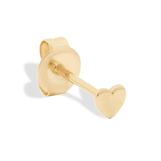 Gold Sweetheart Earring - Single