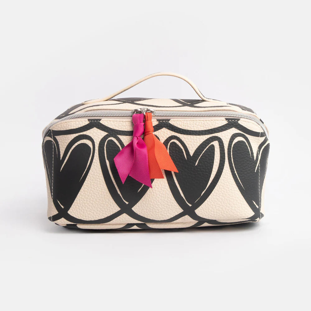 Hearts Large Cosmetic Wash Bag
