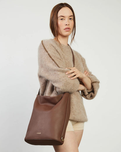 June Shoulder Bag - Umber Pebble