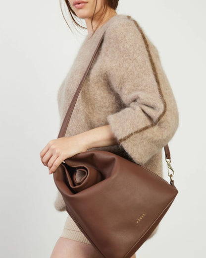 June Shoulder Bag - Umber Pebble