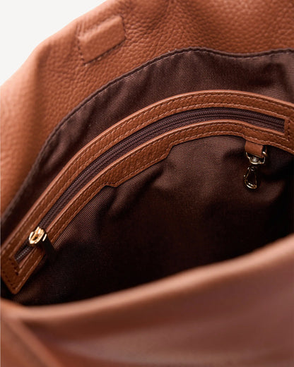 June Shoulder Bag - Umber Pebble