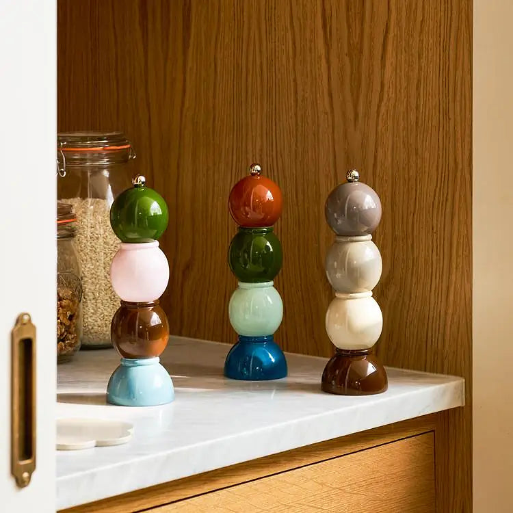 Bobbin Salt or Pepper Grinder - Multi Khaki