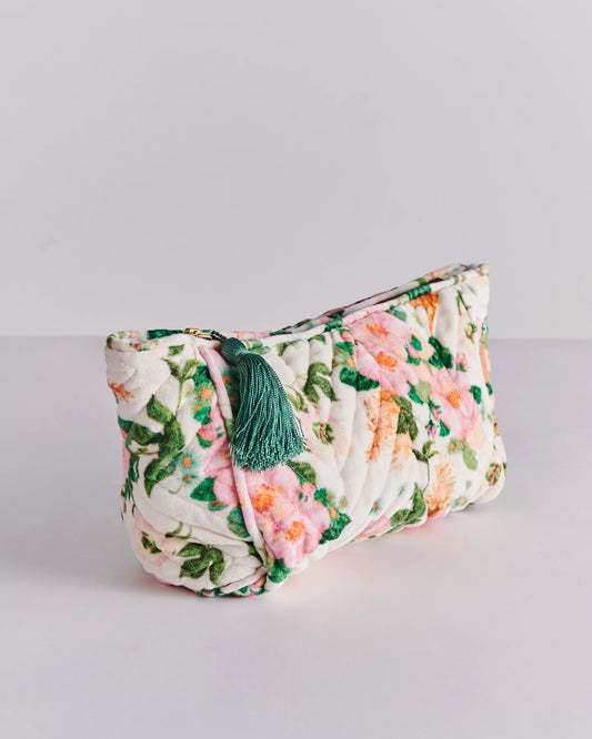 Sunday Stroll Velvet Toiletry Bag