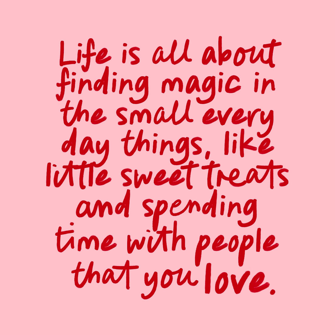 Framed Mini Print - Life is Magic