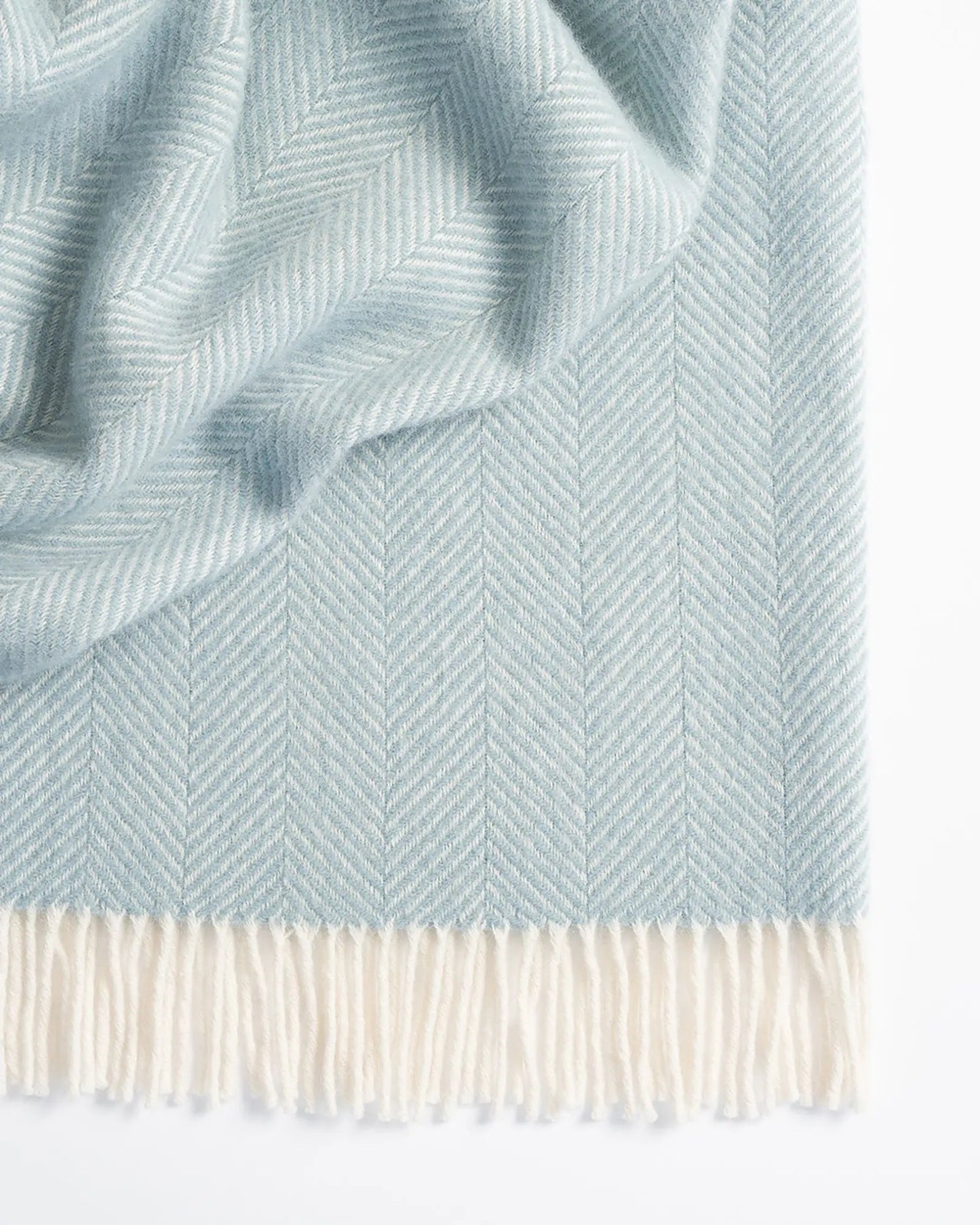 Magnus Wool Herringbone Throw