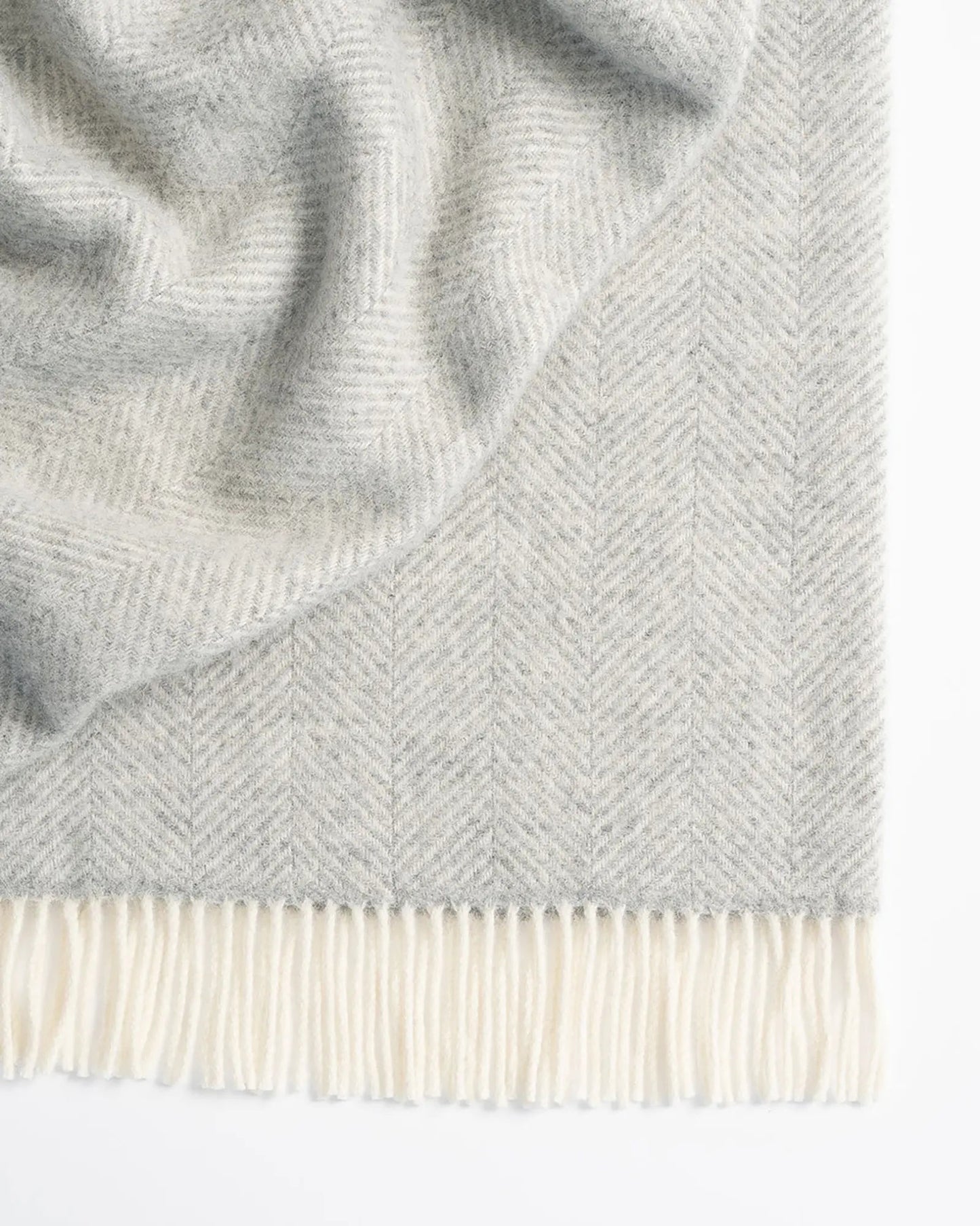 Magnus Wool Herringbone Throw