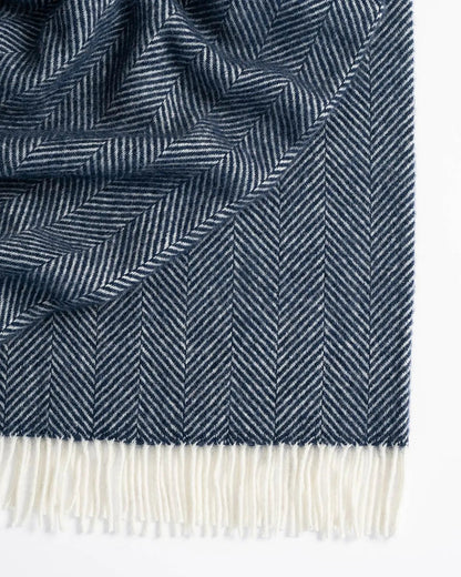 Magnus Wool Herringbone Throw