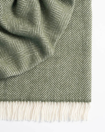 Magnus Wool Herringbone Throw