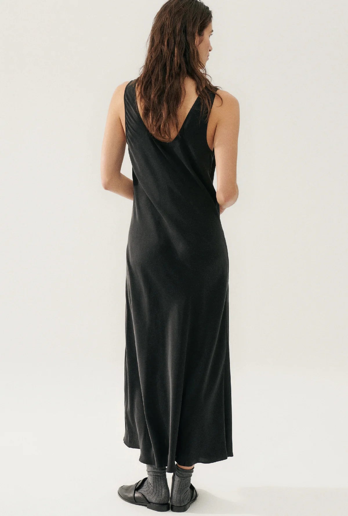 Scoop Neck Dress - Black