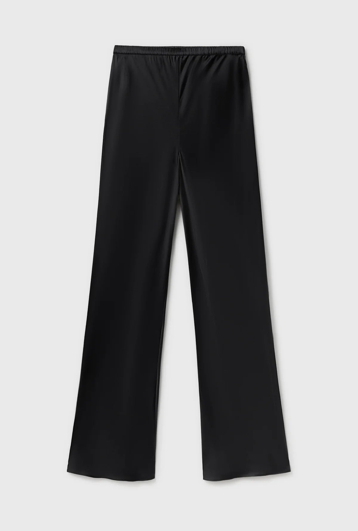 Bias Cut Pants - Black