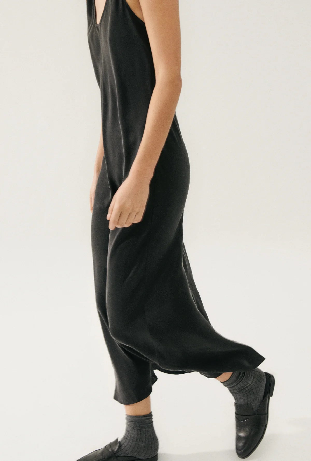 Scoop Neck Dress - Black