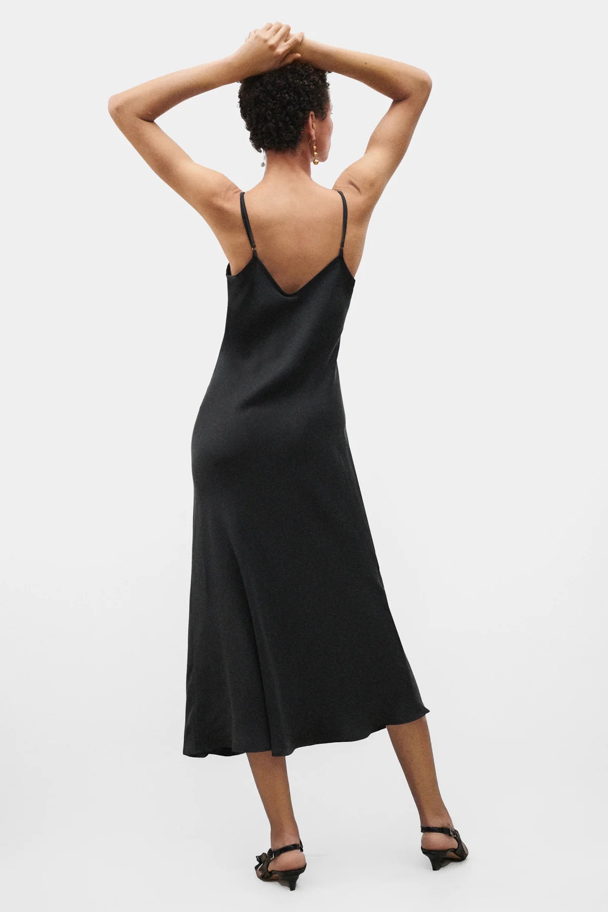 90s Slip Dress - Black