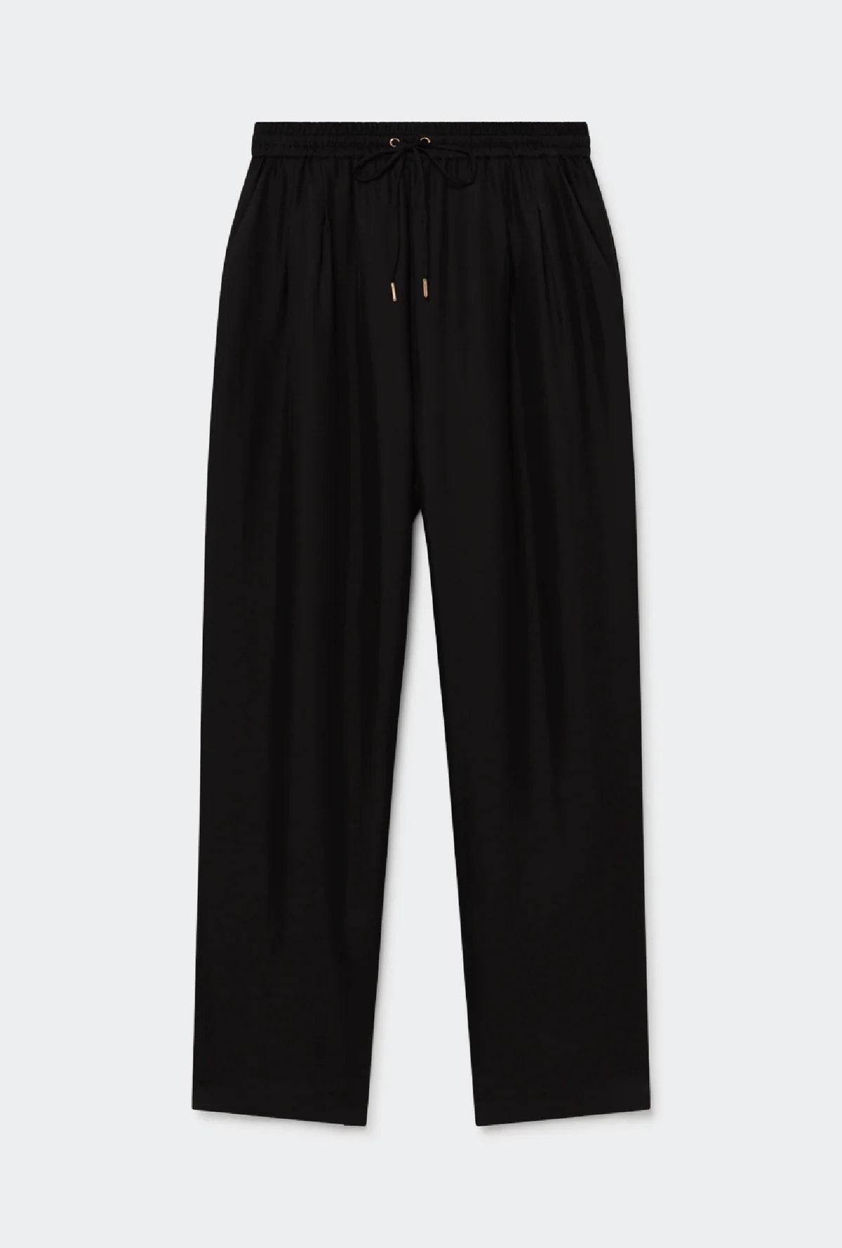 Twill Slouch Pant - Black