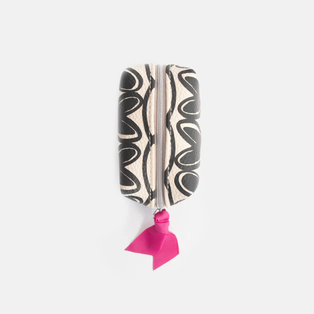 Hearts Mini Cube Cosmetic Bag