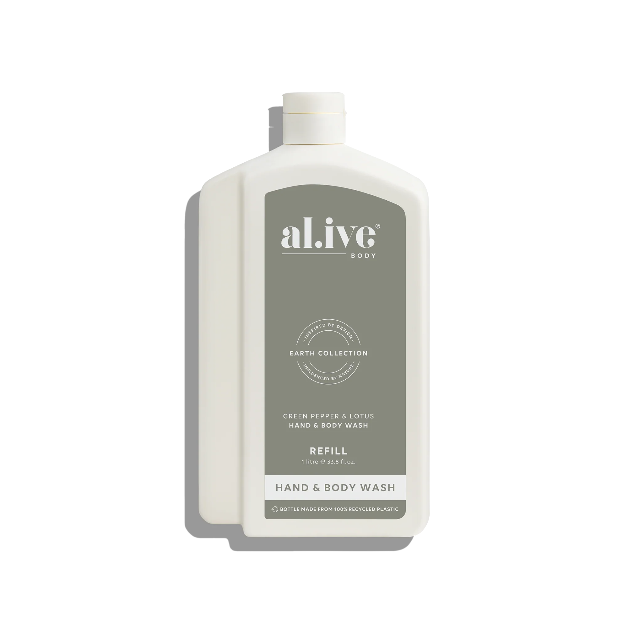 1L Hand & Body Wash Refill - Green Pepper Lotus