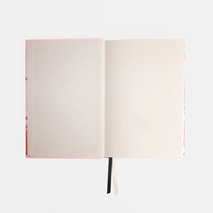 Pink/Orange Heart Notebook A5