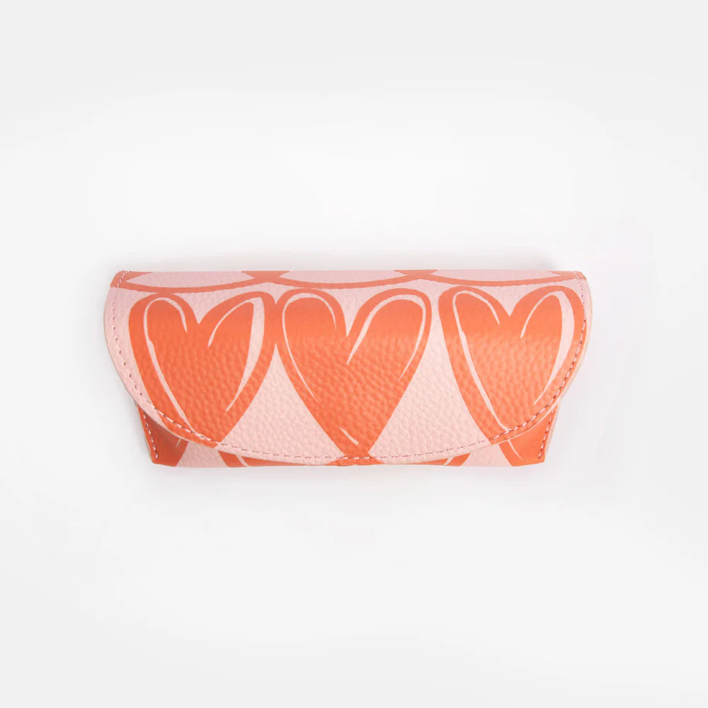 Pink/Orange Glasses Case