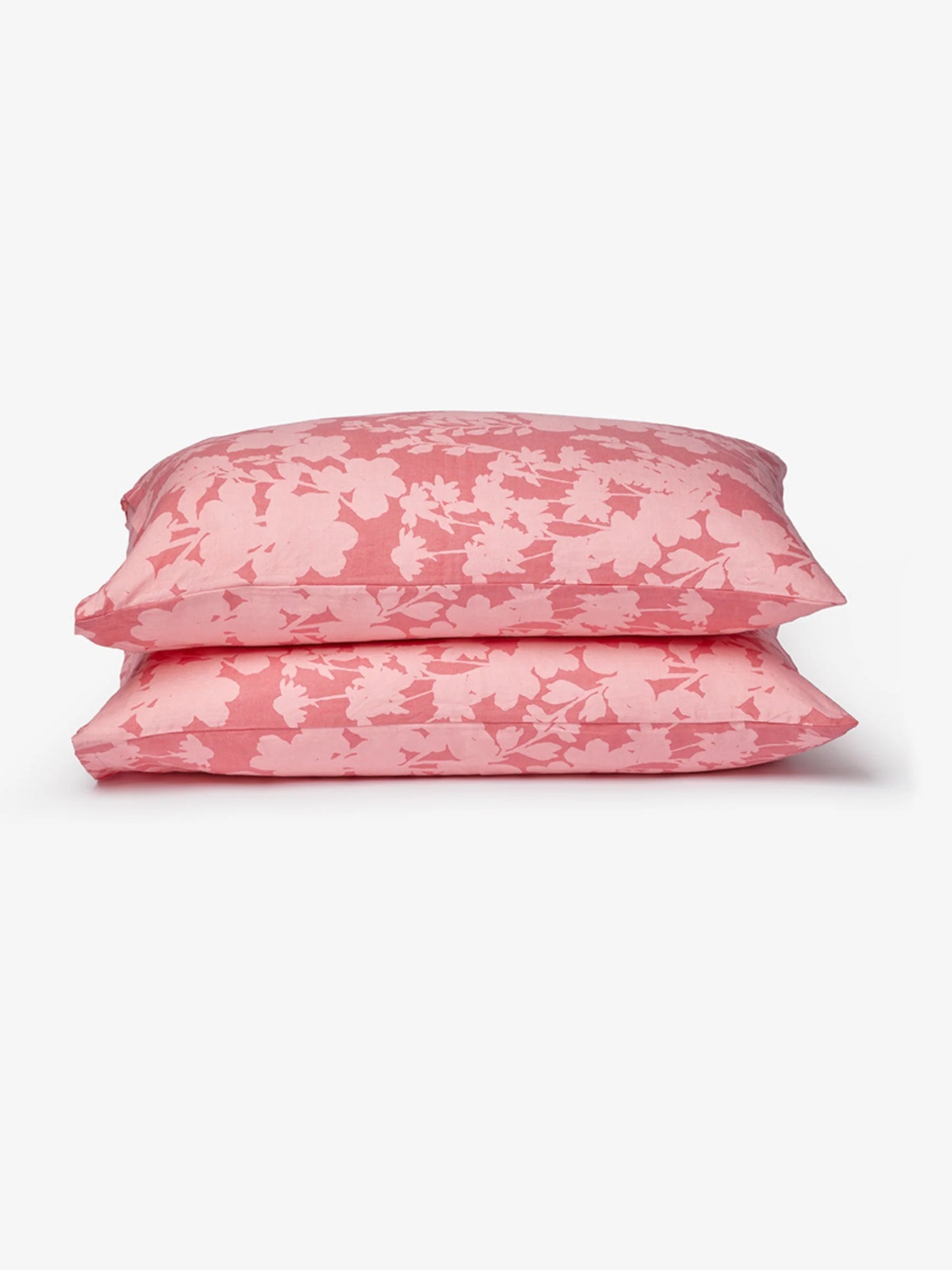 Petal Pink Linen Pillowcase Set - Standard