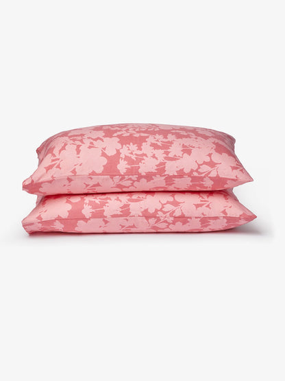 Petal Pink Linen Pillowcase Set - Standard