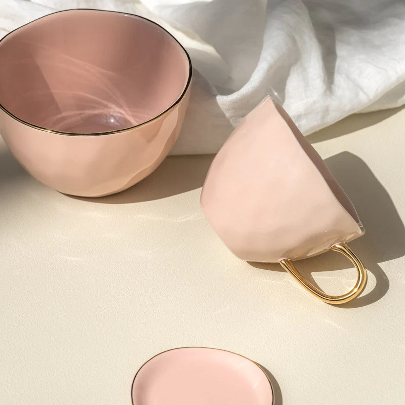 Good Morning Breakfast Plate - Pink