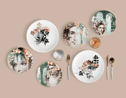 Porcelain Plates - set of 4