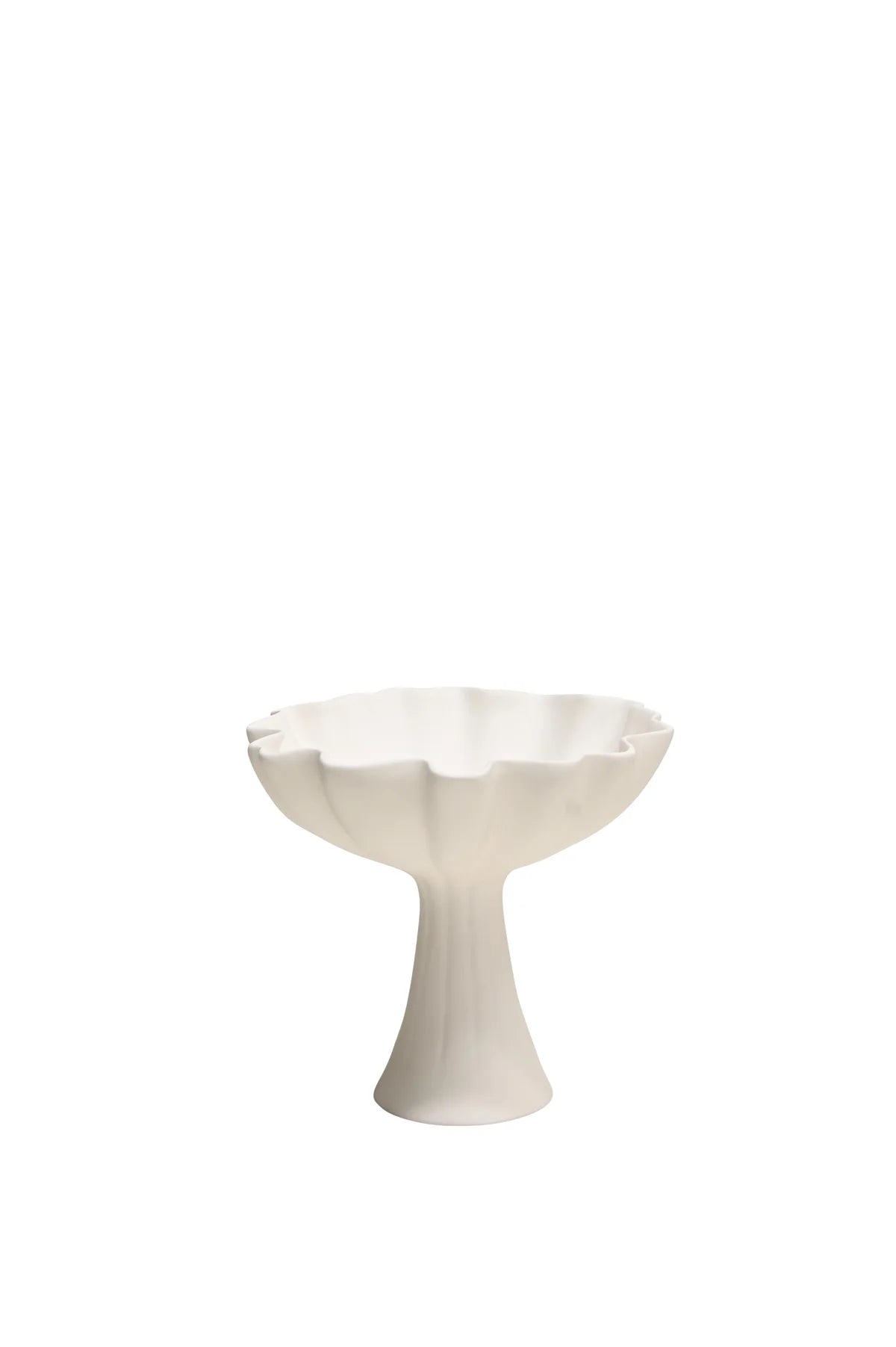 Ruffle Pedestal Dish