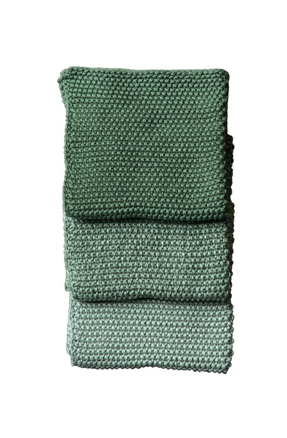 Washcloths - Sage Greens