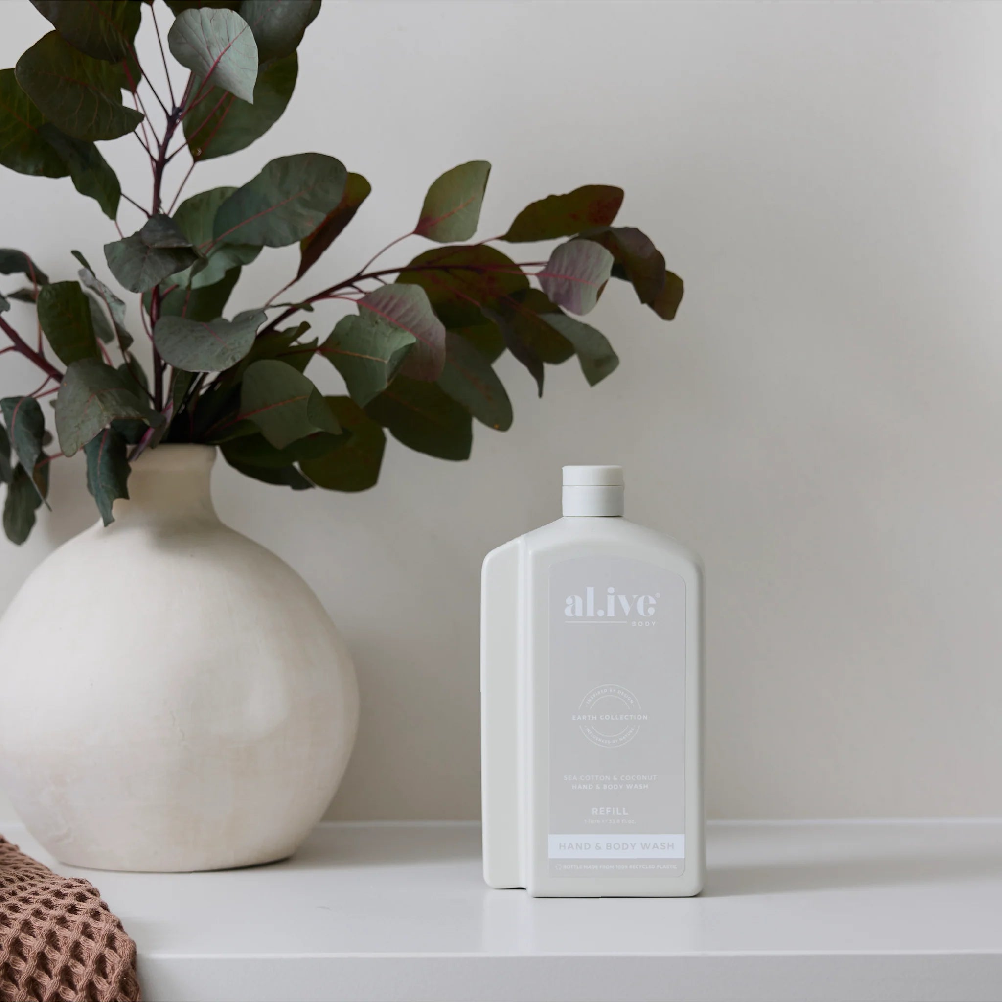 1L Hand & Body Wash Refill - Sea Cotton & Coconut